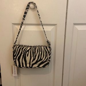 Zebra print purse